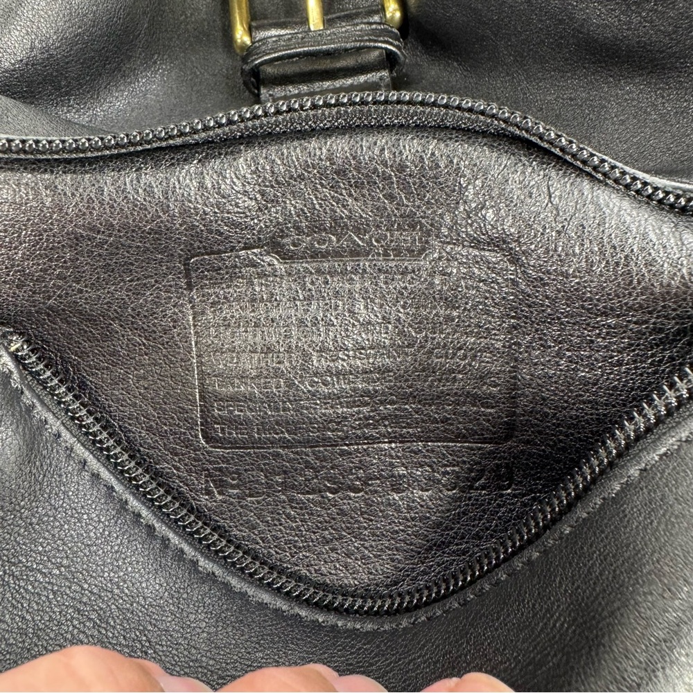 Coach Black Leather Travel Bag - Picture 14 of 14